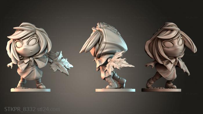 Figurines simple (Miss Kaho, STKPR_8332) 3D models for cnc