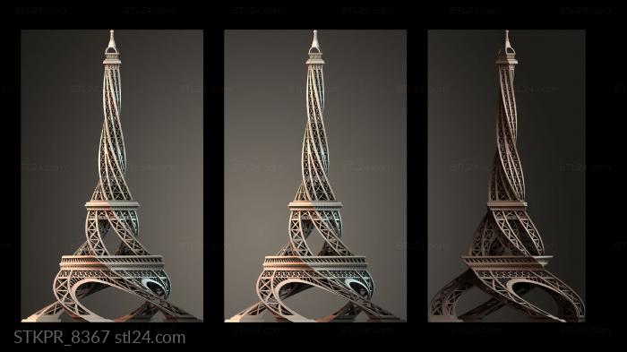 Twisted Eiffel tower