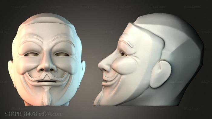 Anonymous figurine head