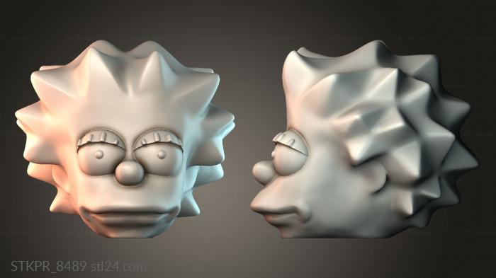 Lisa Simpson Monster High Hack - head