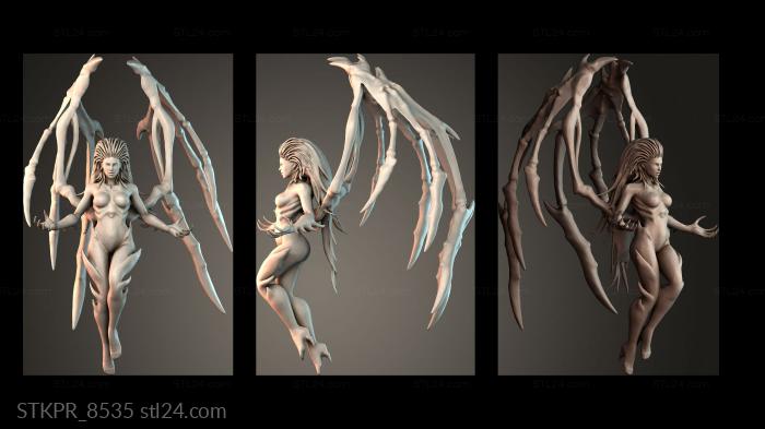 Figurines simple (Kerrigan - devil, STKPR_8535) 3D models for cnc