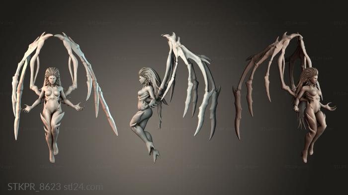 Figurines simple (Kerrigan fly, STKPR_8623) 3D models for cnc