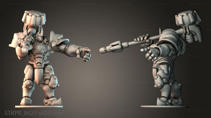 Figurines simple (Reinhardt, STKPR_8627) 3D models for cnc