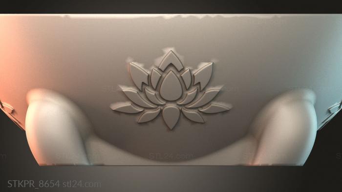 Figurines simple (Bonsai planter bowl, STKPR_8654) 3D models for cnc