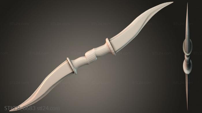 Twin blades sword
