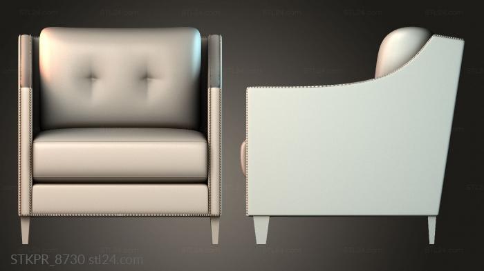 Figurines simple (Indoor armchair, STKPR_8730) 3D models for cnc