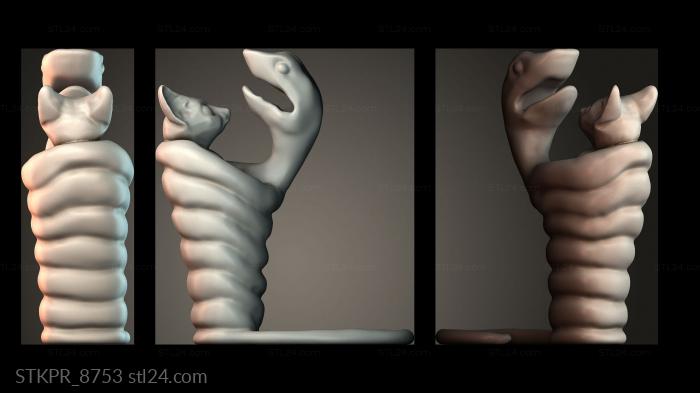 Boa Constrictor in the act of swallowing an animal