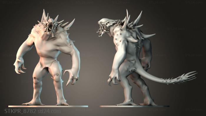 Figurines simple (Goliath from Evolve, STKPR_8782) 3D models for cnc