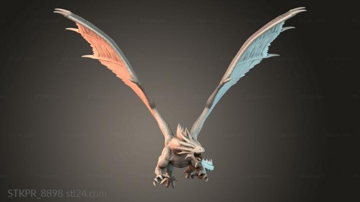 Dragon flying