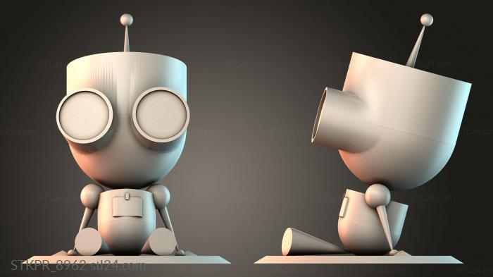 Милый персонаж робот