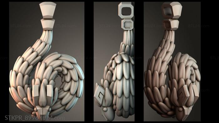 Абстрактная изогнутая скульптура