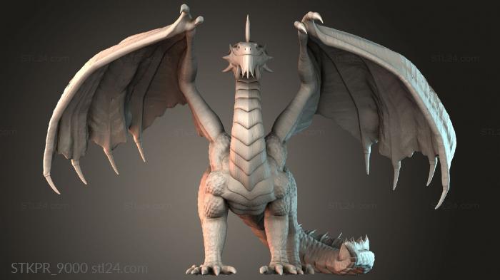 Ancient silver dragon