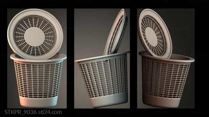 Figurines simple (Basket not plastic material, STKPR_9036) 3D models for cnc