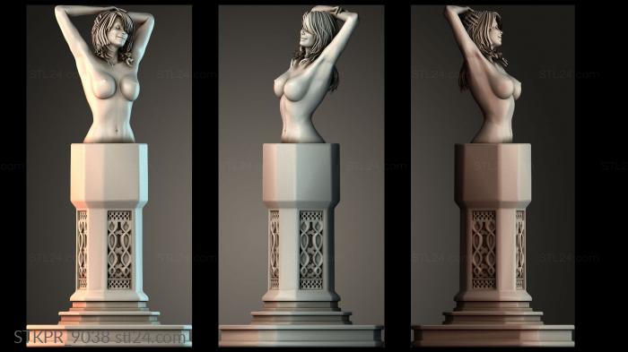 Figurines simple (Elegant Sculpture Figure, STKPR_9038) 3D models for cnc