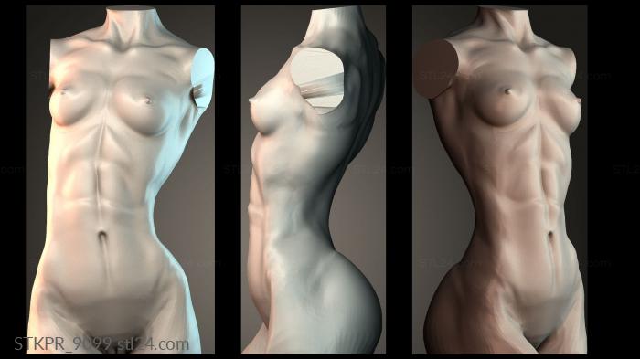 Artistic Torso Sculpture