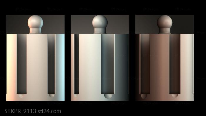 Figurines simple (Pulley System Design, STKPR_9113) 3D models for cnc