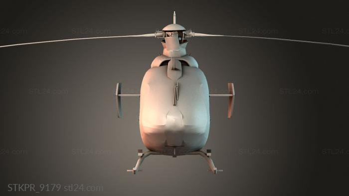 Helicopter Front View