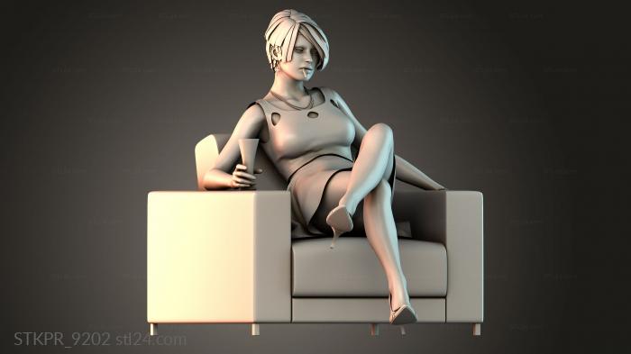 Stylish Woman Relaxing