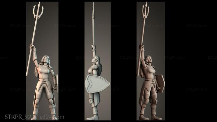 Female Elven Cleric of Temptest