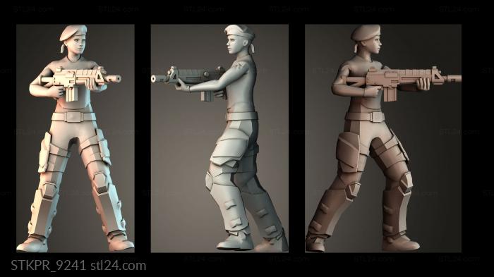 Figurines simple (STKPR_9241) 3D models for cnc
