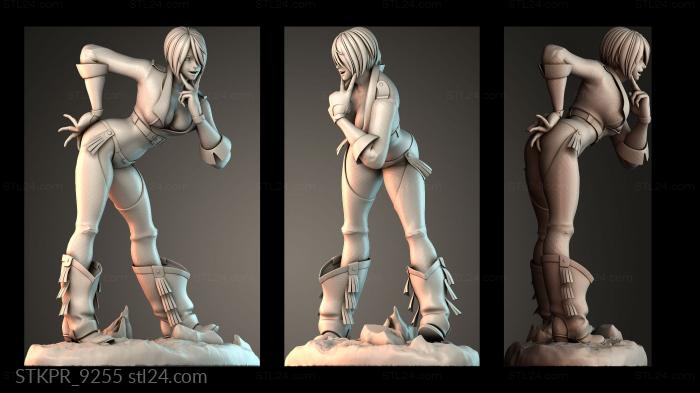 Figurines simple (Girl personality, STKPR_9255) 3D models for cnc