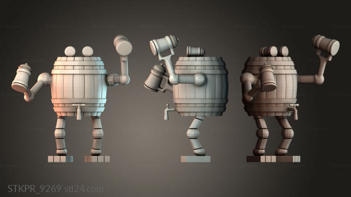 Beer barrel golem