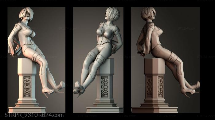 The girl was trying to untie herself