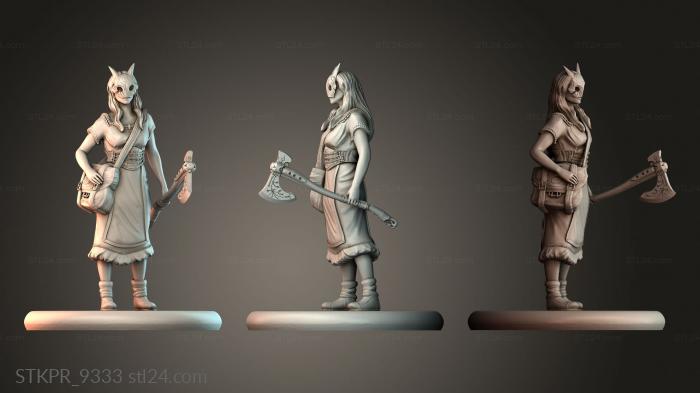 Aboriginal woman wearing mask