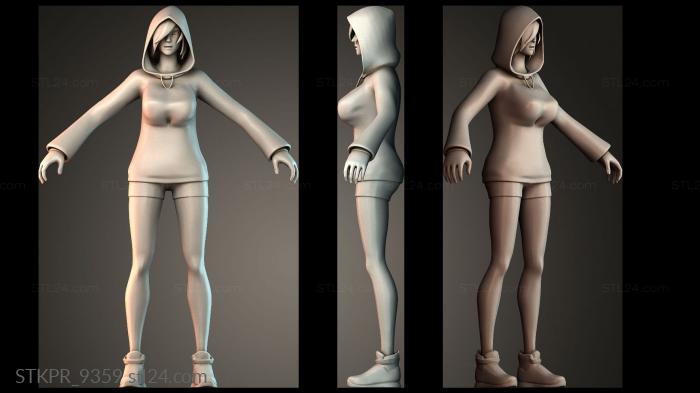 Hooded Character Model