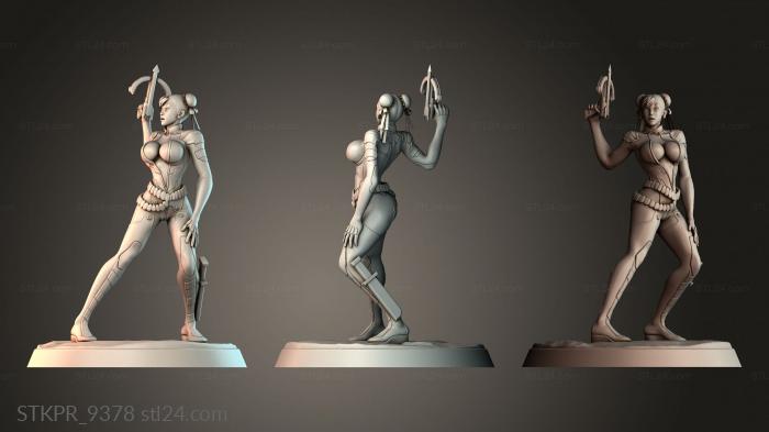 Female hand crossbow assassin rogue