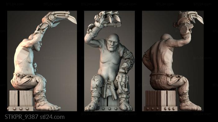 The giant has an iron arm