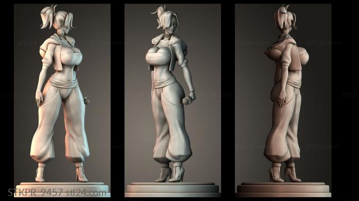 Figurines simple (The singer is on stage, STKPR_9457) 3D models for cnc