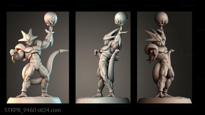 Figurines simple (Cooler Dragon Ball, STKPR_9460) 3D models for cnc