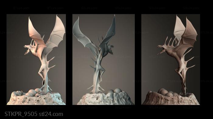 Dragons incubate eggs