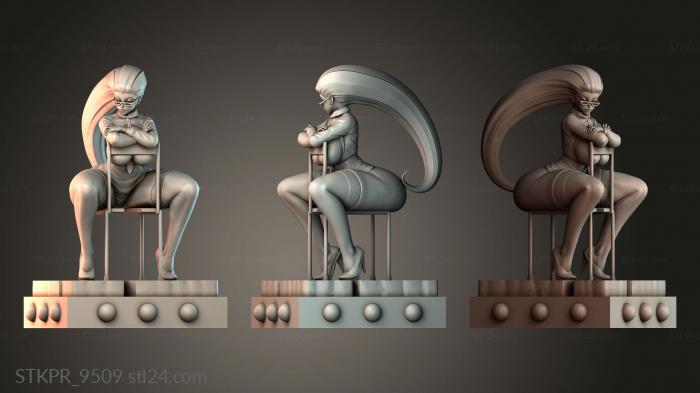 Figurines simple (Jessie pokemon, STKPR_9509) 3D models for cnc