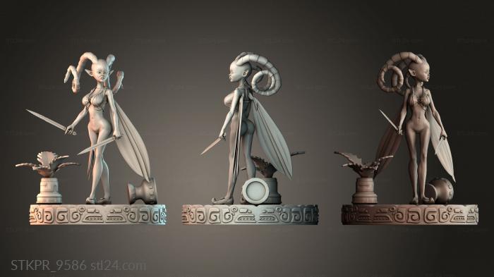 Figurines simple (STKPR_9586) 3D models for cnc
