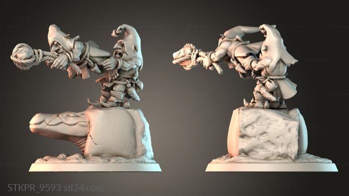Figurines simple (Goblin, STKPR_9593) 3D models for cnc