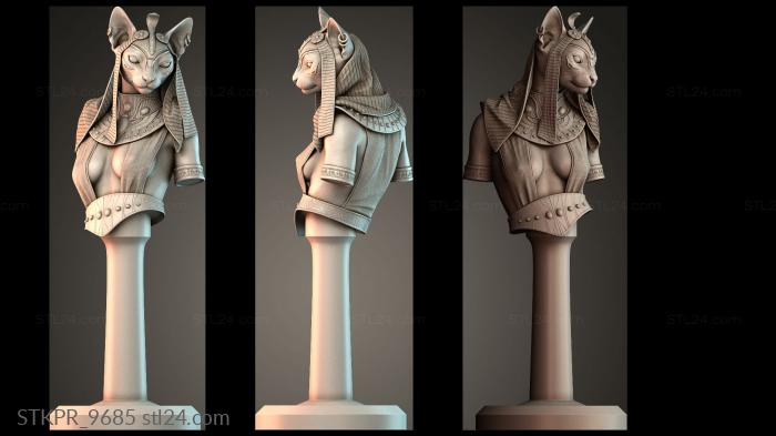 bastet_bust_combined_sfw