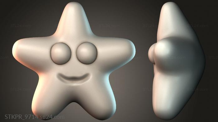 Happy Star Character