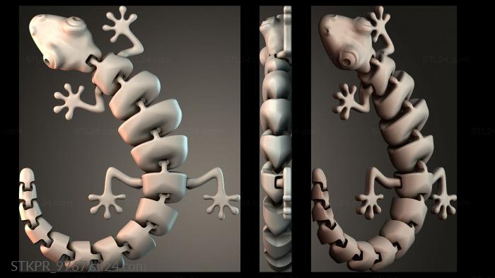 Reptile Skeleton Model