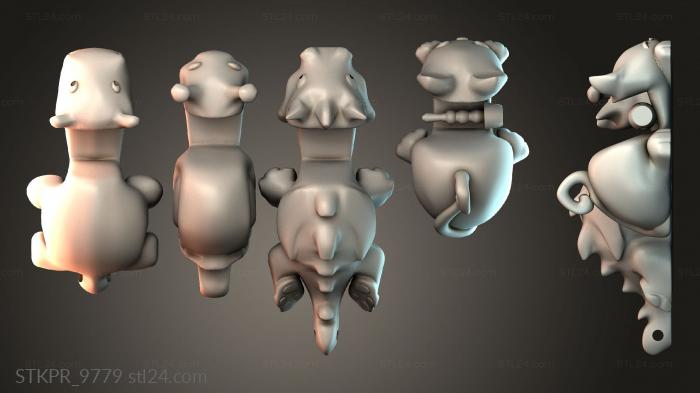 Cartoon Dinosaur Figurines