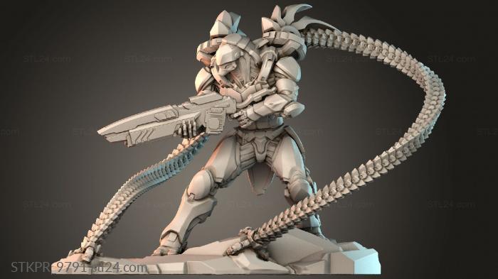 Figurines simple (Cyborg, STKPR_9791) 3D models for cnc