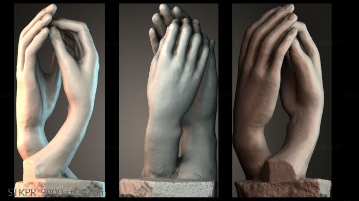 Intertwined Hands Sculpture