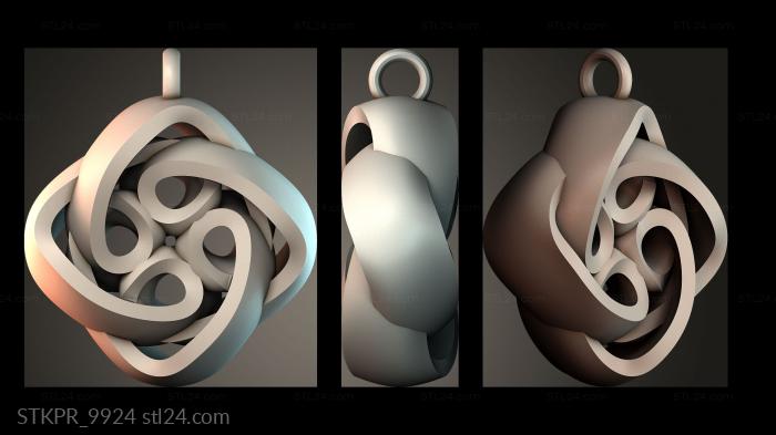 Interlocking Celtic Necklace Pendant