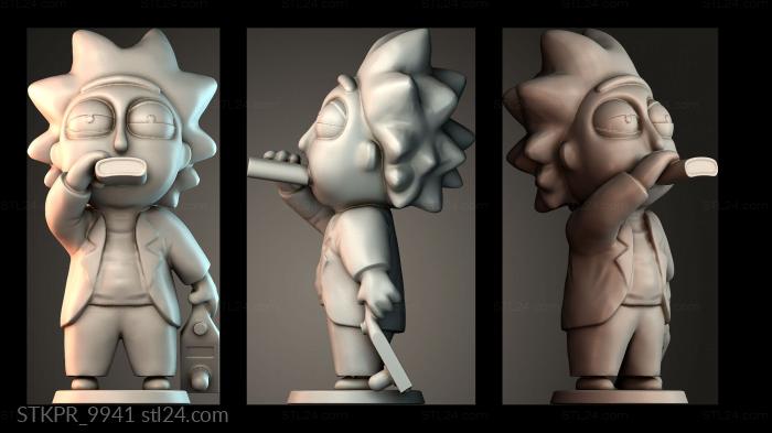 Figurines simple (STKPR_9941) 3D models for cnc