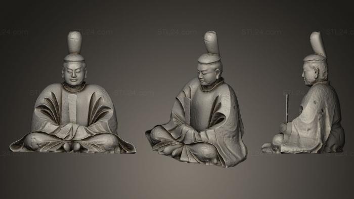 Статуэтки и статуи разные (Синтоистское божество Хатиман, STKR_0044) 3D модель для ЧПУ станка