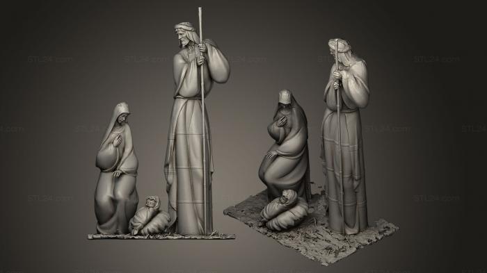 Статуэтки и статуи разные (Самый большой в мире вертеп Белн Аликанте, STKR_0054) 3D модель для ЧПУ станка