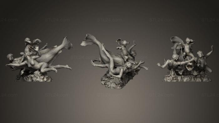 Статуэтки и статуи разные (Элемент памятника жирондистам, STKR_0157) 3D модель для ЧПУ станка