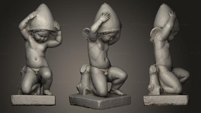 Miscellaneous figurines and statues (Eros with the Helmet of Mars, STKR_0160) 3D models for cnc