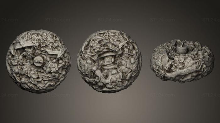 Miscellaneous figurines and statues (Forty seven loyal retainers, STKR_0182) 3D models for cnc